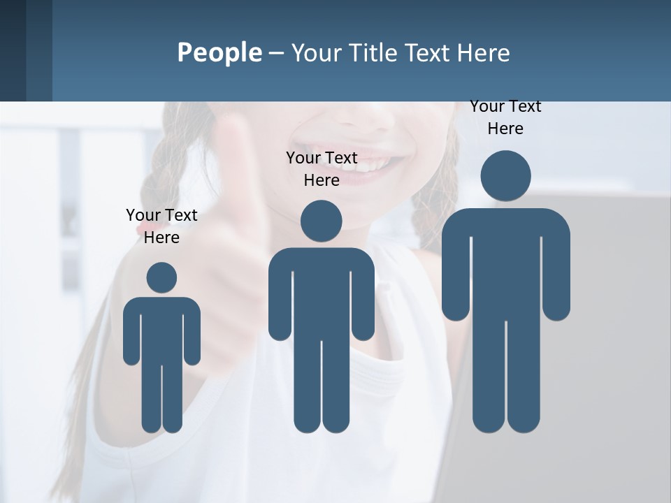 Women Young Group PowerPoint Template