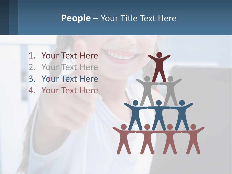 Women Young Group PowerPoint Template