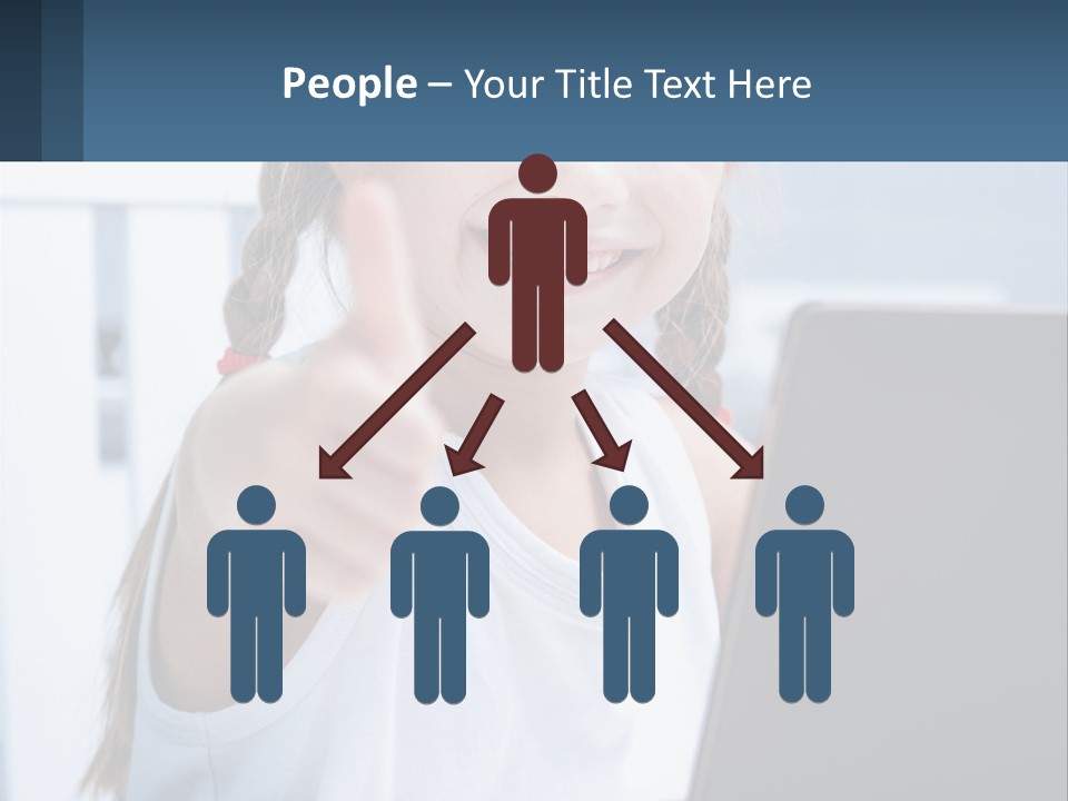 Women Young Group PowerPoint Template