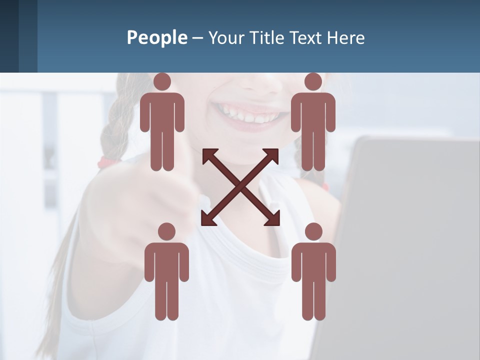 Women Young Group PowerPoint Template