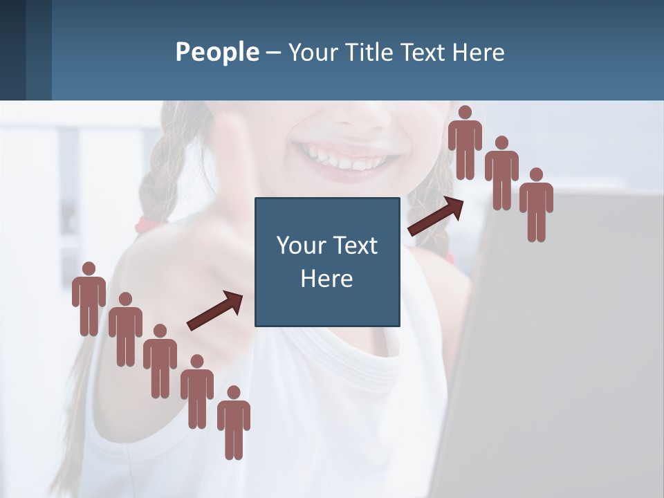 Women Young Group PowerPoint Template