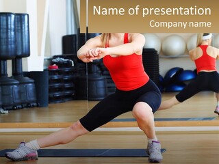 Club Fit One PowerPoint Template