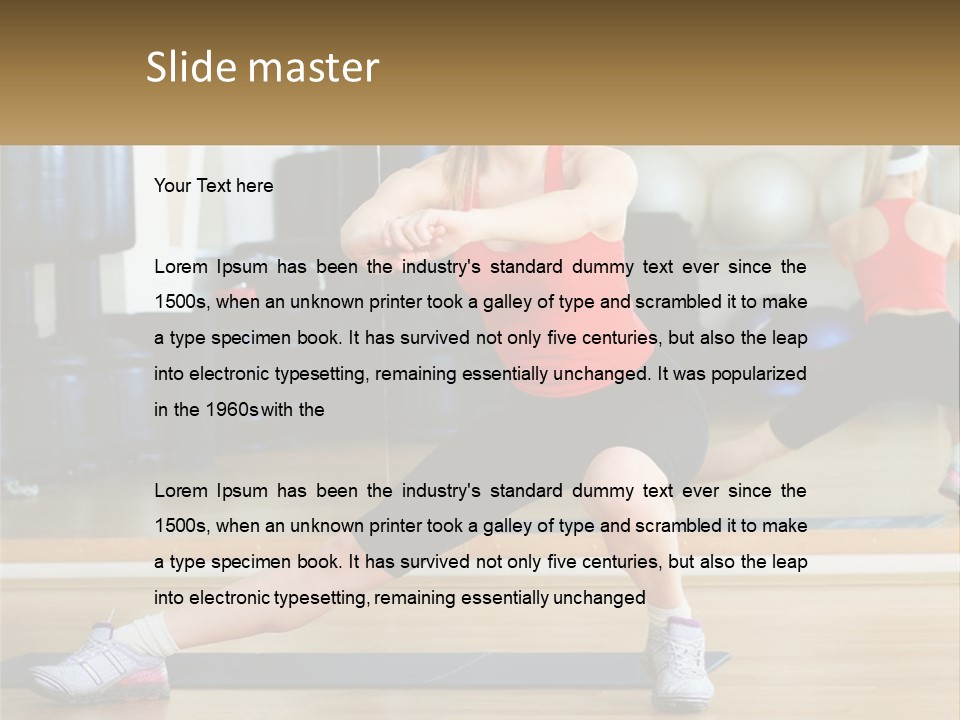 Club Fit One PowerPoint Template