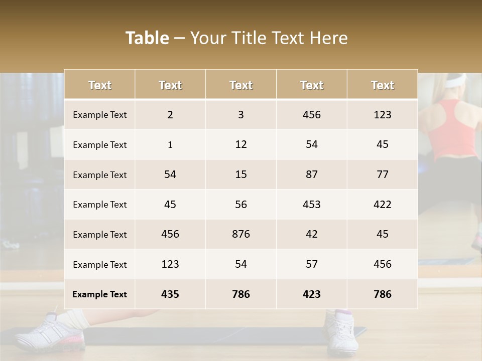 Club Fit One PowerPoint Template