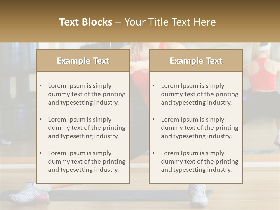 Club Fit One PowerPoint Template