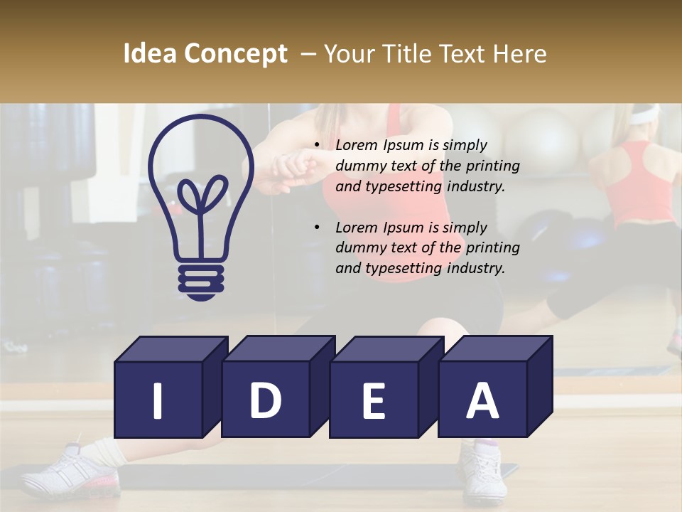 Club Fit One PowerPoint Template