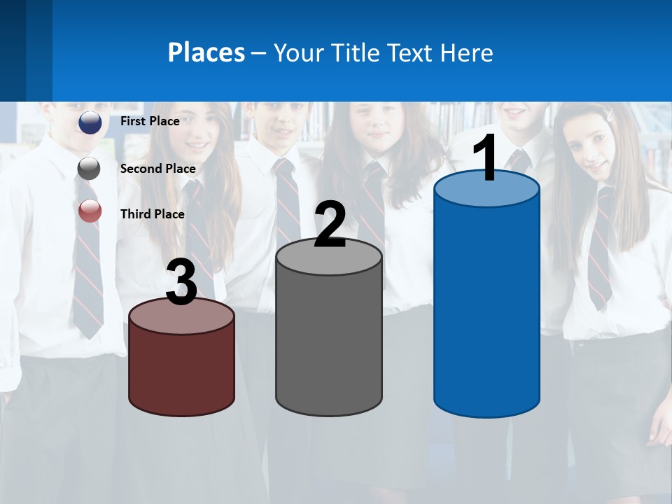 Secondary Male Concentrating PowerPoint Template