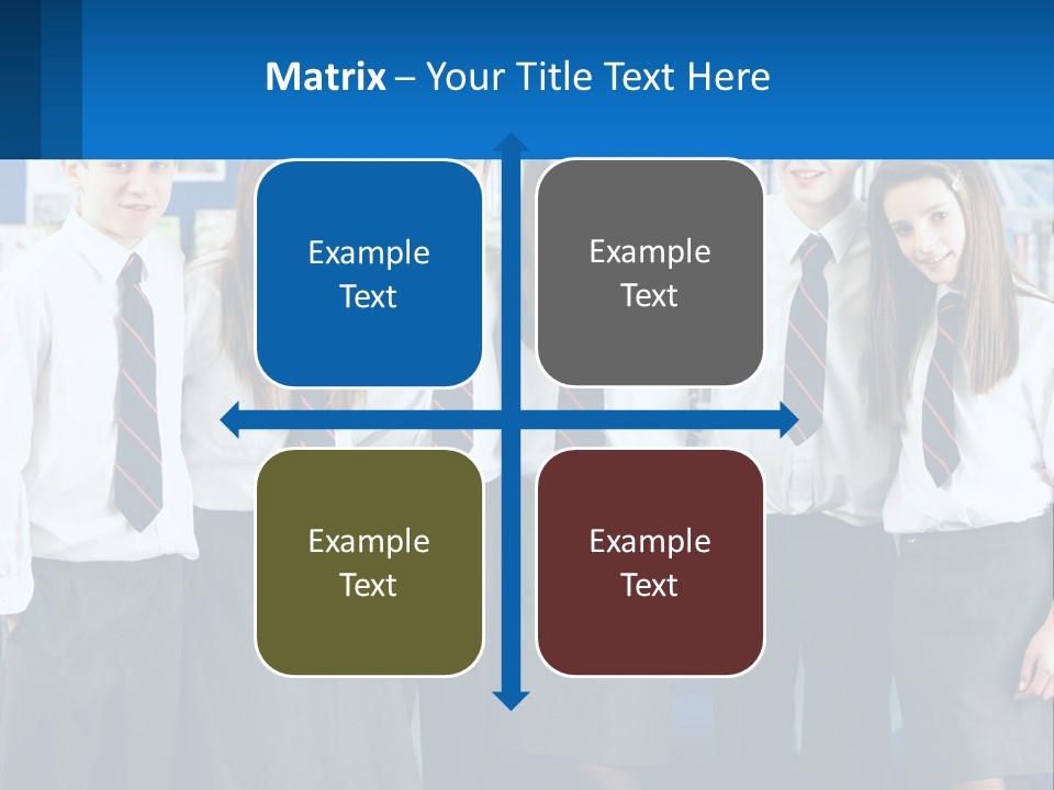 Secondary Male Concentrating PowerPoint Template