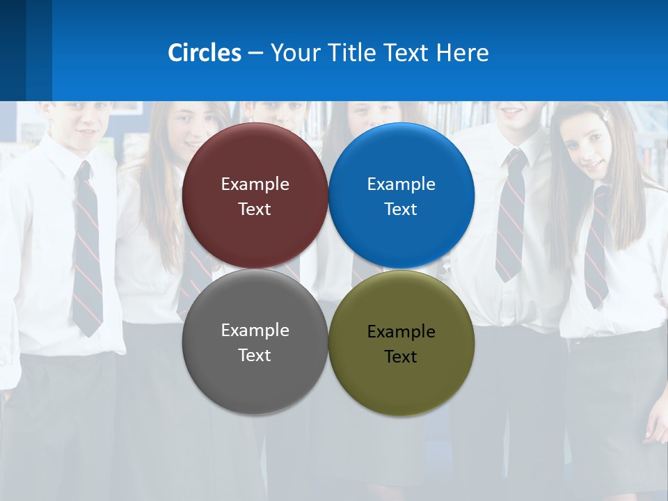 Secondary Male Concentrating PowerPoint Template
