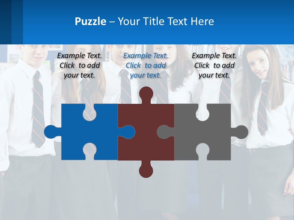 Secondary Male Concentrating PowerPoint Template