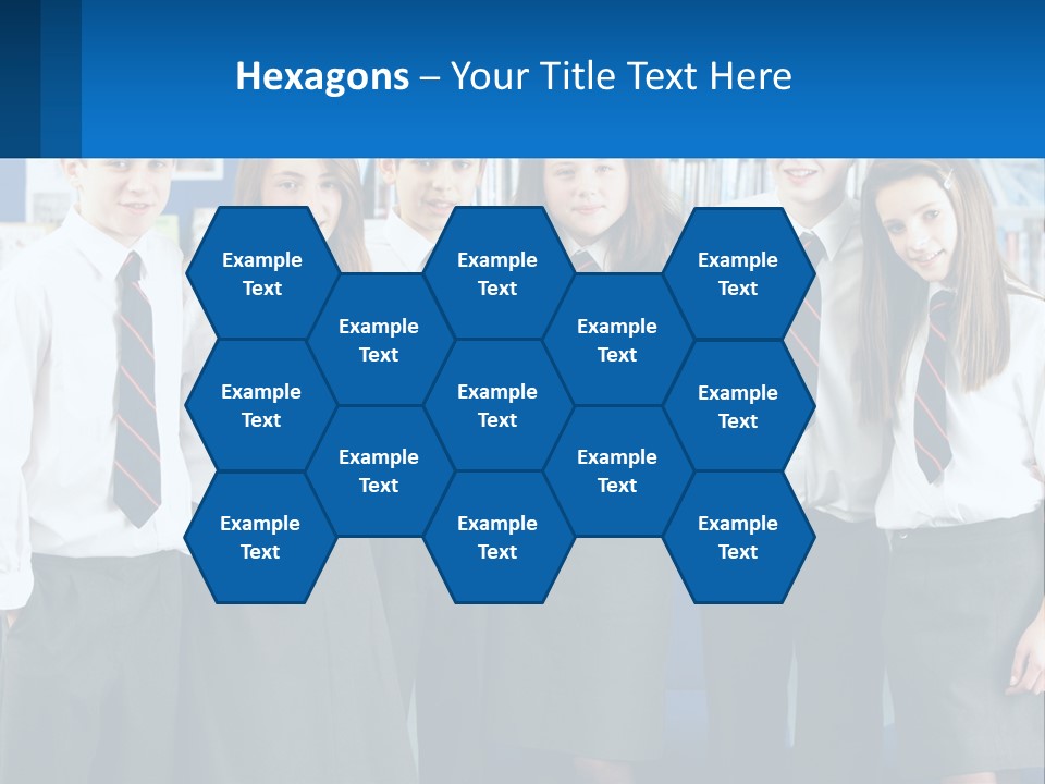 Secondary Male Concentrating PowerPoint Template