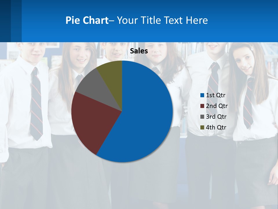 Secondary Male Concentrating PowerPoint Template
