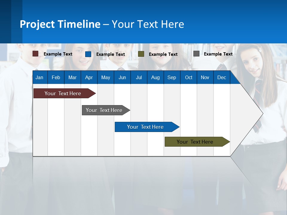 Secondary Male Concentrating PowerPoint Template