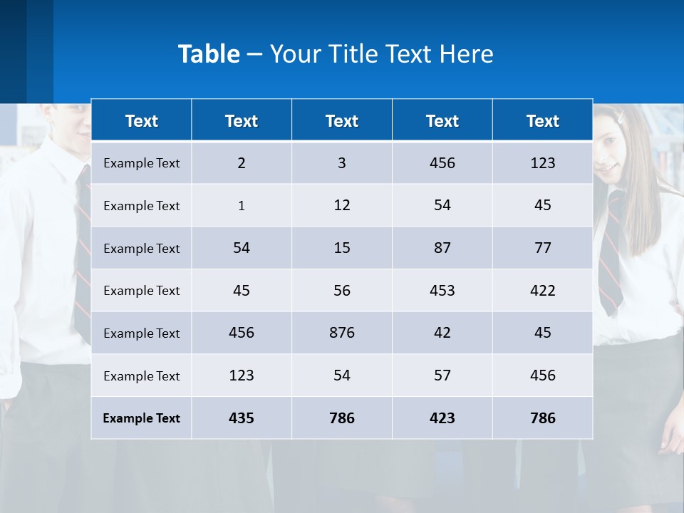 Secondary Male Concentrating PowerPoint Template
