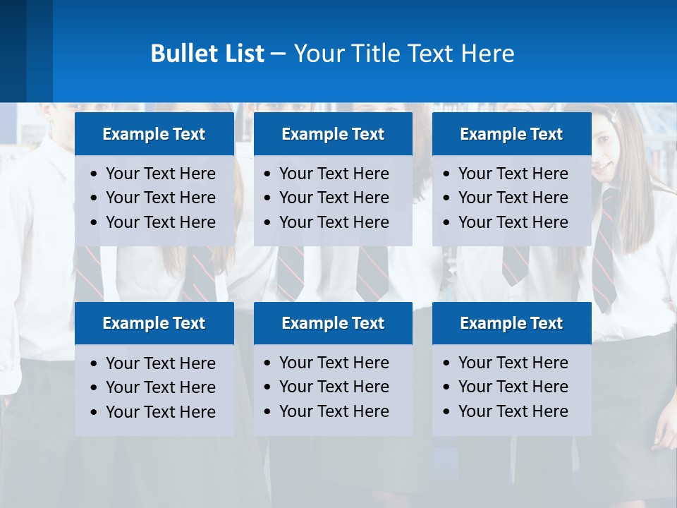 Secondary Male Concentrating PowerPoint Template