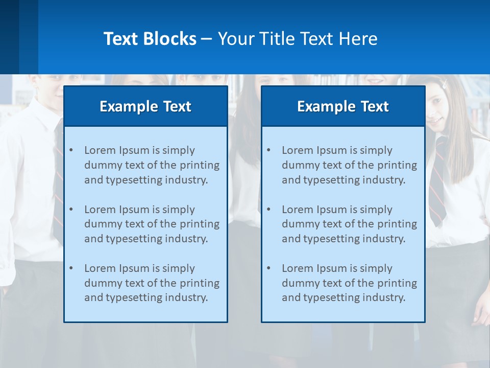 Secondary Male Concentrating PowerPoint Template