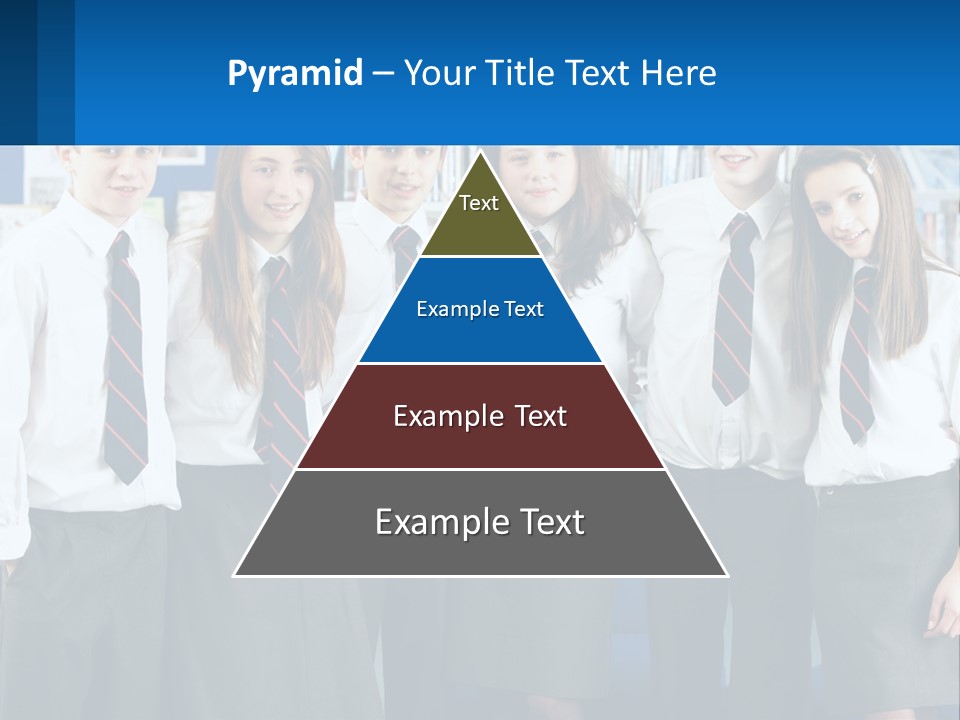 Secondary Male Concentrating PowerPoint Template