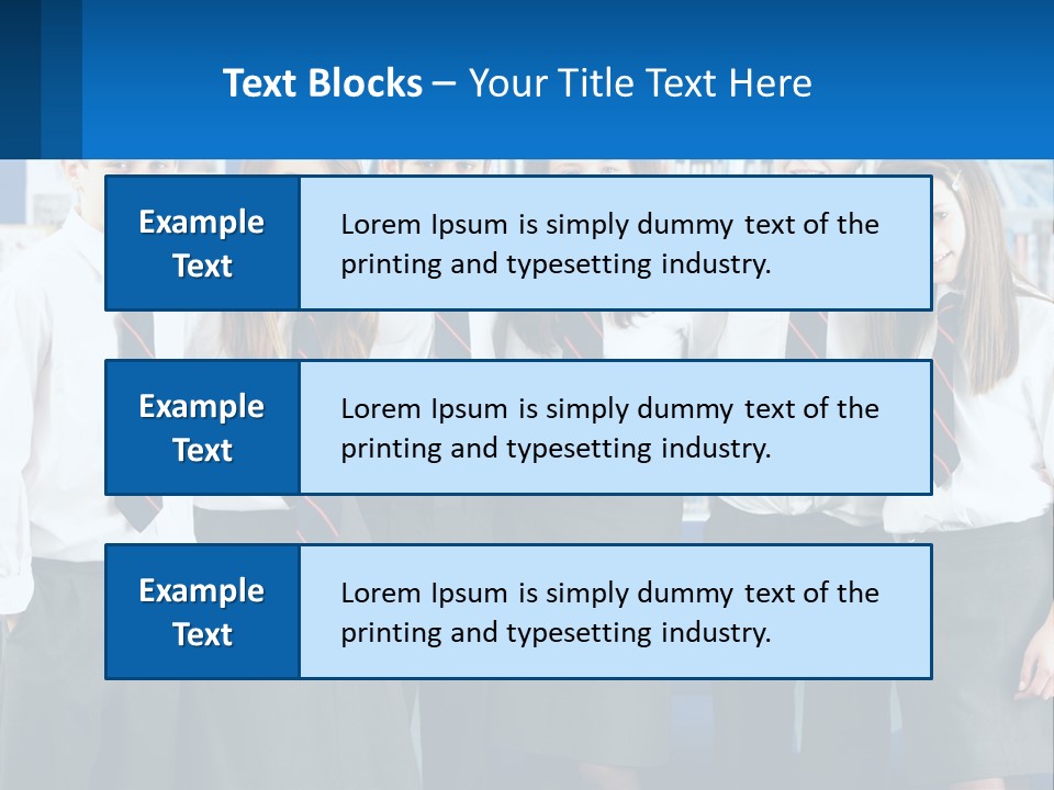 Secondary Male Concentrating PowerPoint Template