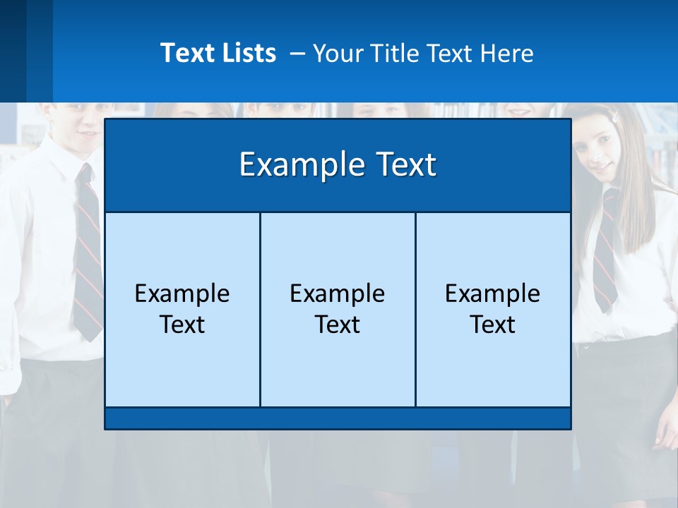 Secondary Male Concentrating PowerPoint Template