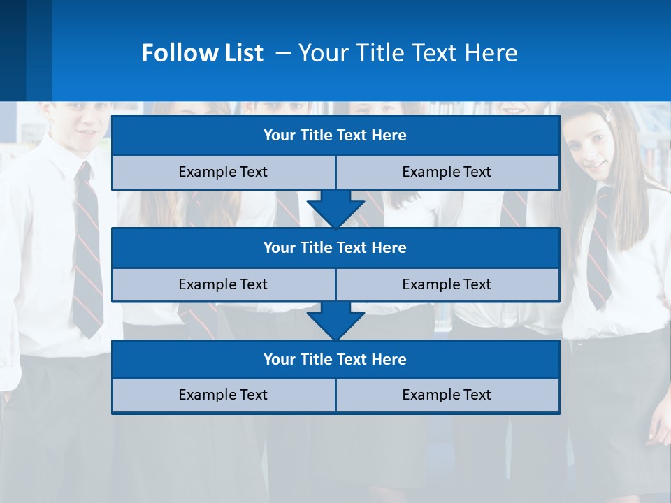 Secondary Male Concentrating PowerPoint Template