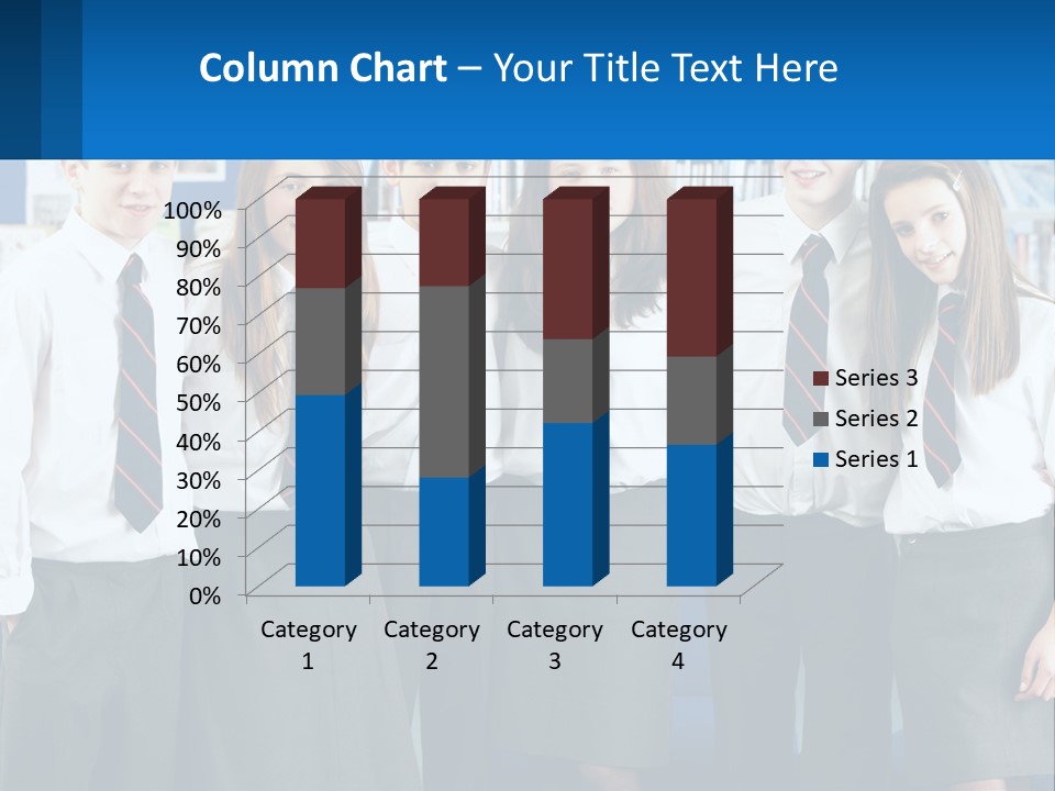 Secondary Male Concentrating PowerPoint Template