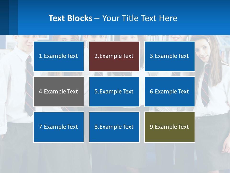 Secondary Male Concentrating PowerPoint Template