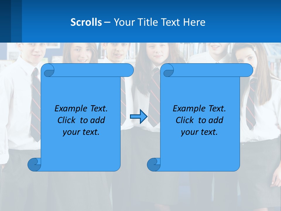 Secondary Male Concentrating PowerPoint Template