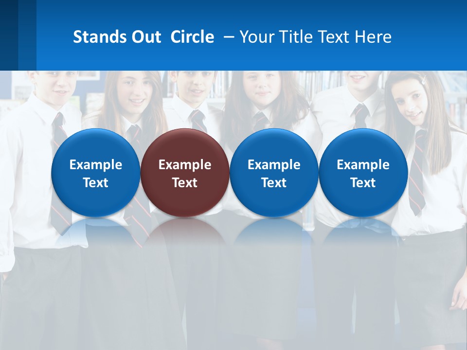 Secondary Male Concentrating PowerPoint Template