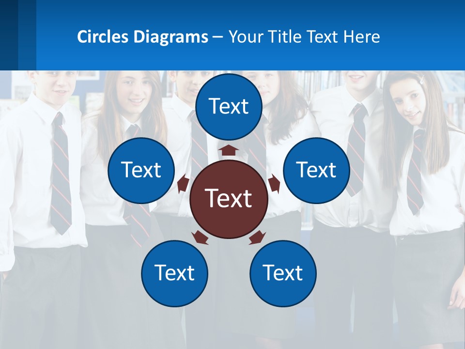Secondary Male Concentrating PowerPoint Template