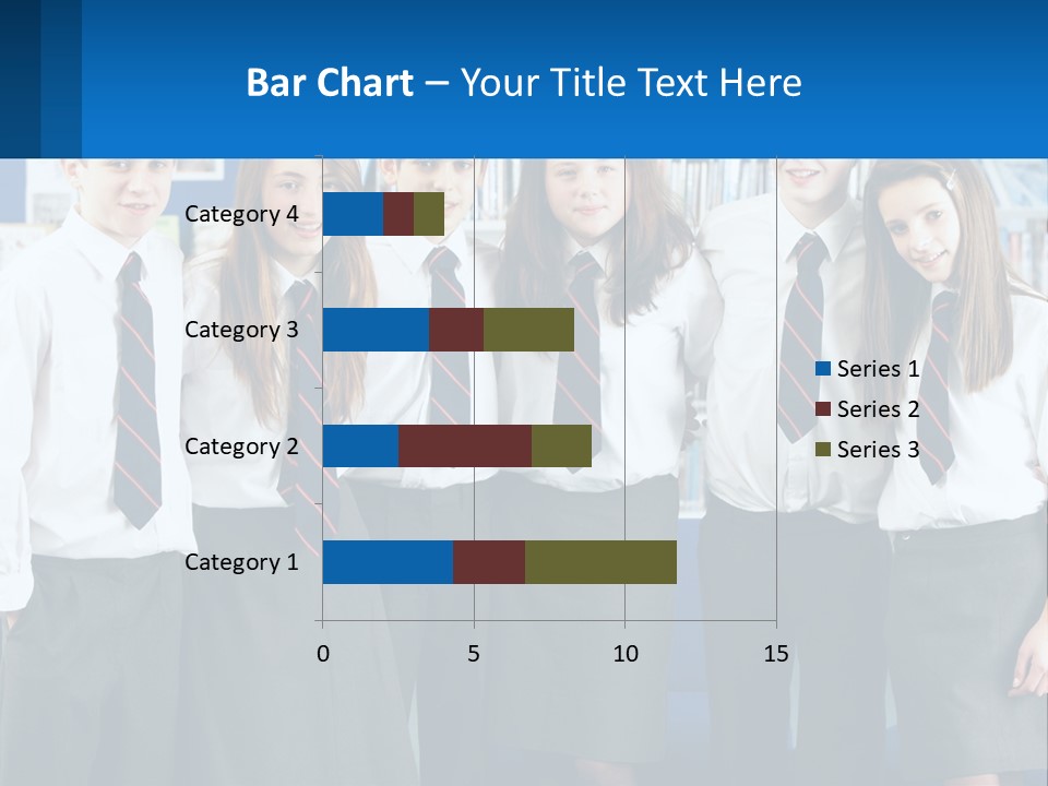 Secondary Male Concentrating PowerPoint Template