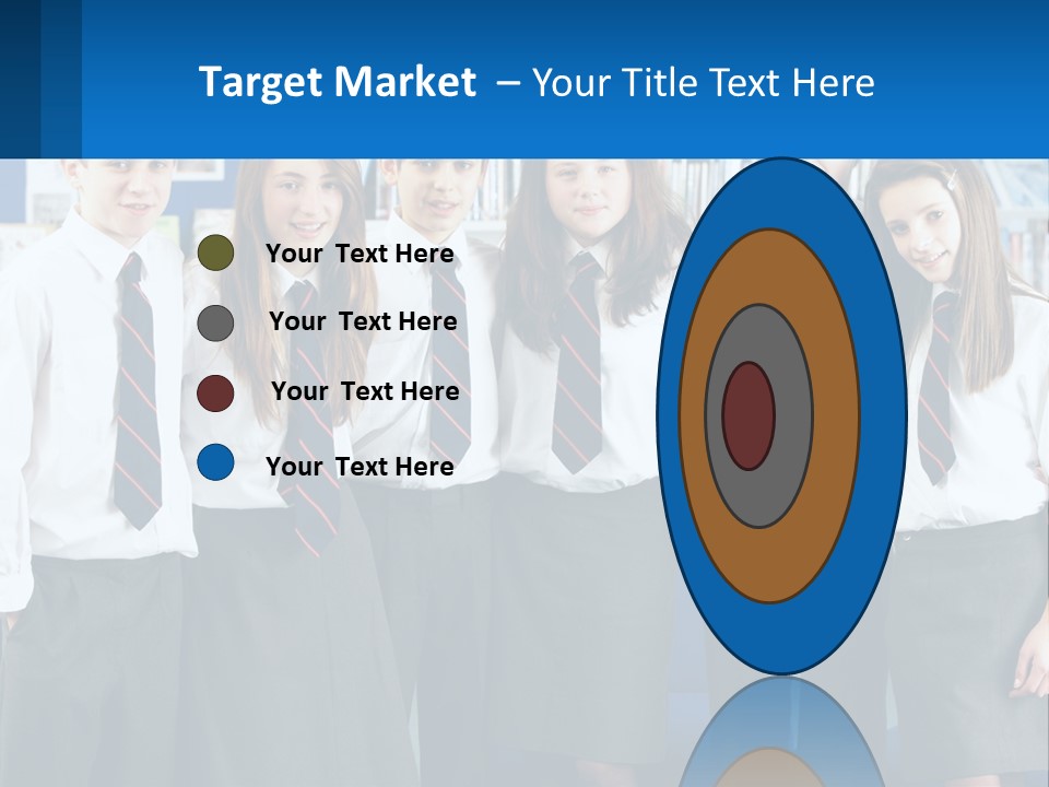 Secondary Male Concentrating PowerPoint Template