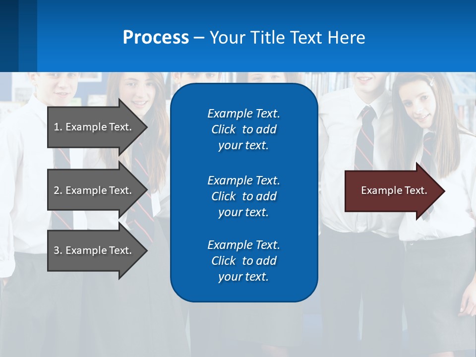 Secondary Male Concentrating PowerPoint Template