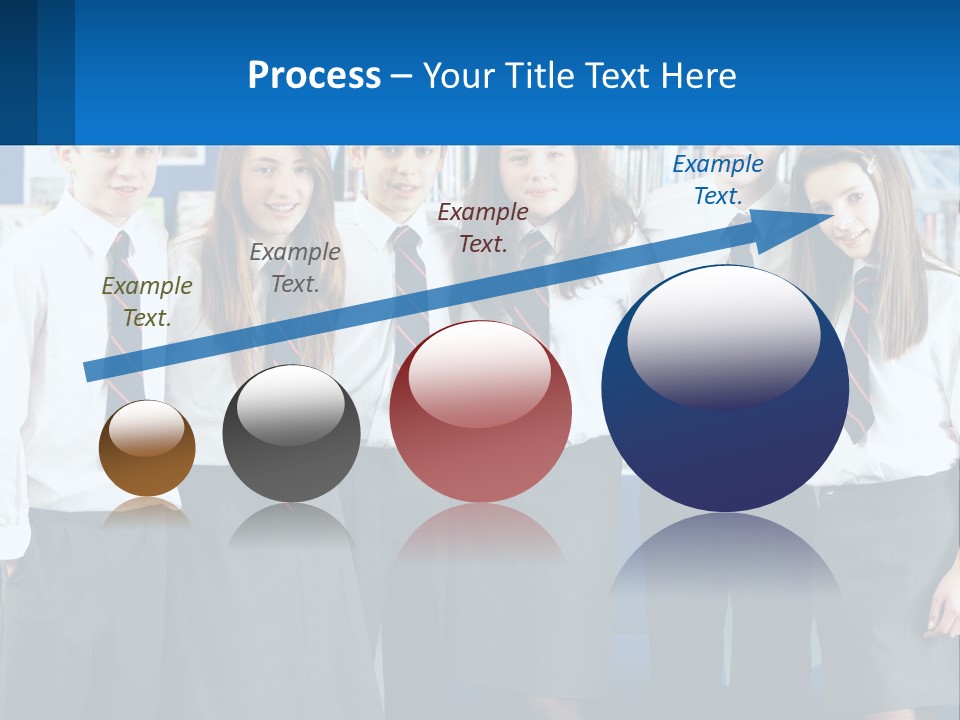 Secondary Male Concentrating PowerPoint Template