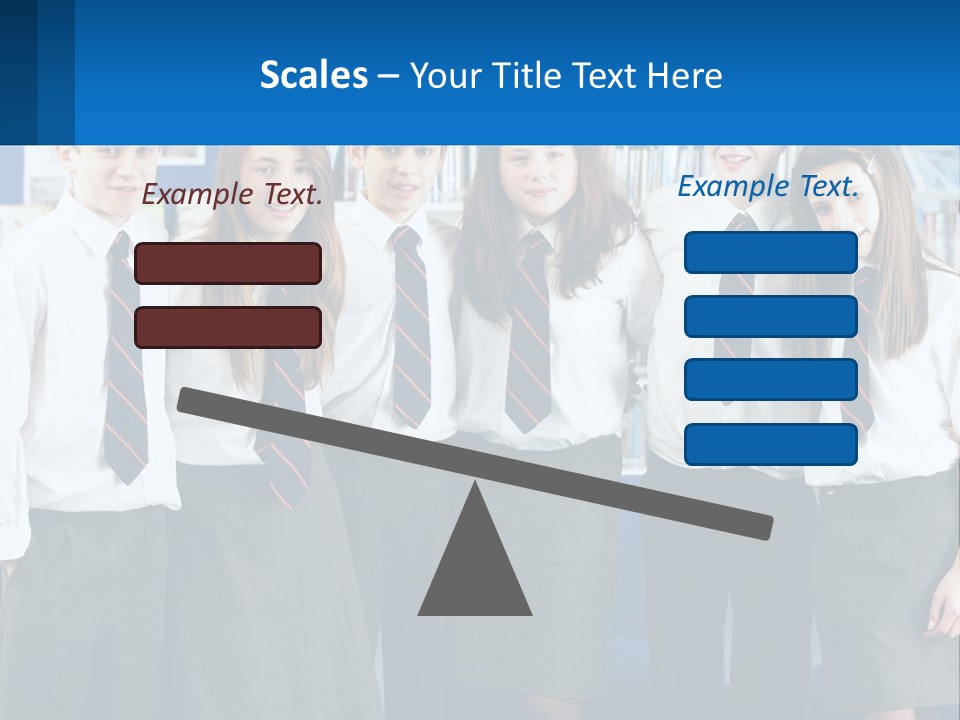 Secondary Male Concentrating PowerPoint Template