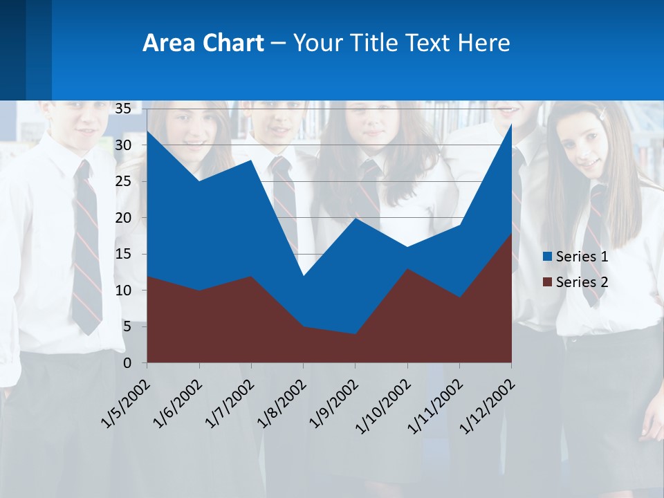 Secondary Male Concentrating PowerPoint Template