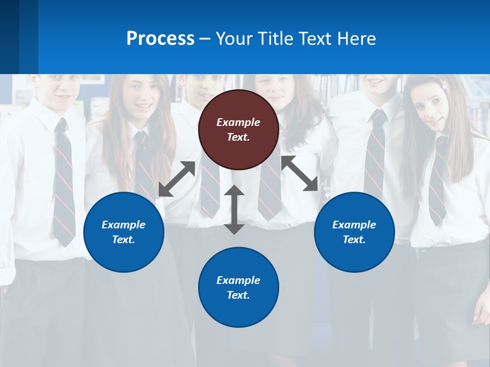 Secondary Male Concentrating PowerPoint Template