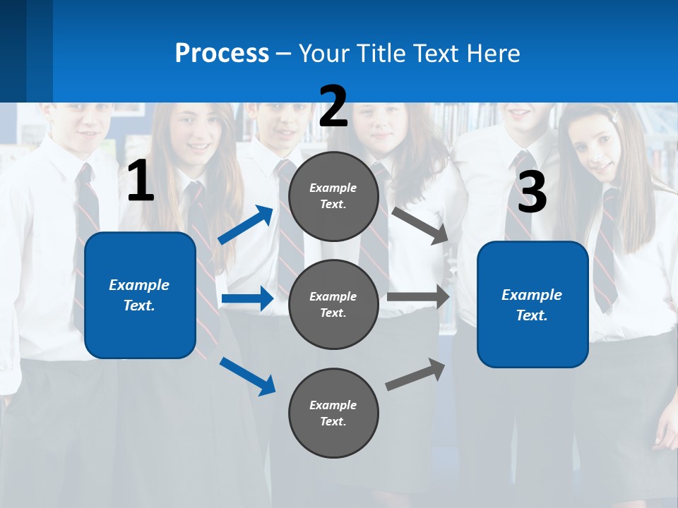 Secondary Male Concentrating PowerPoint Template