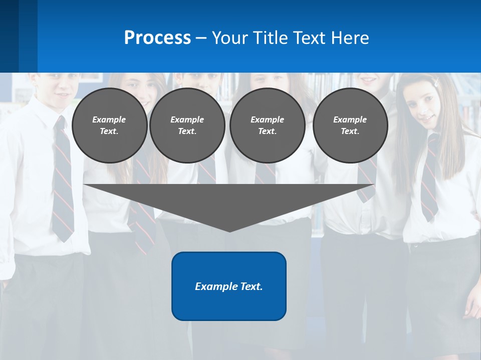 Secondary Male Concentrating PowerPoint Template