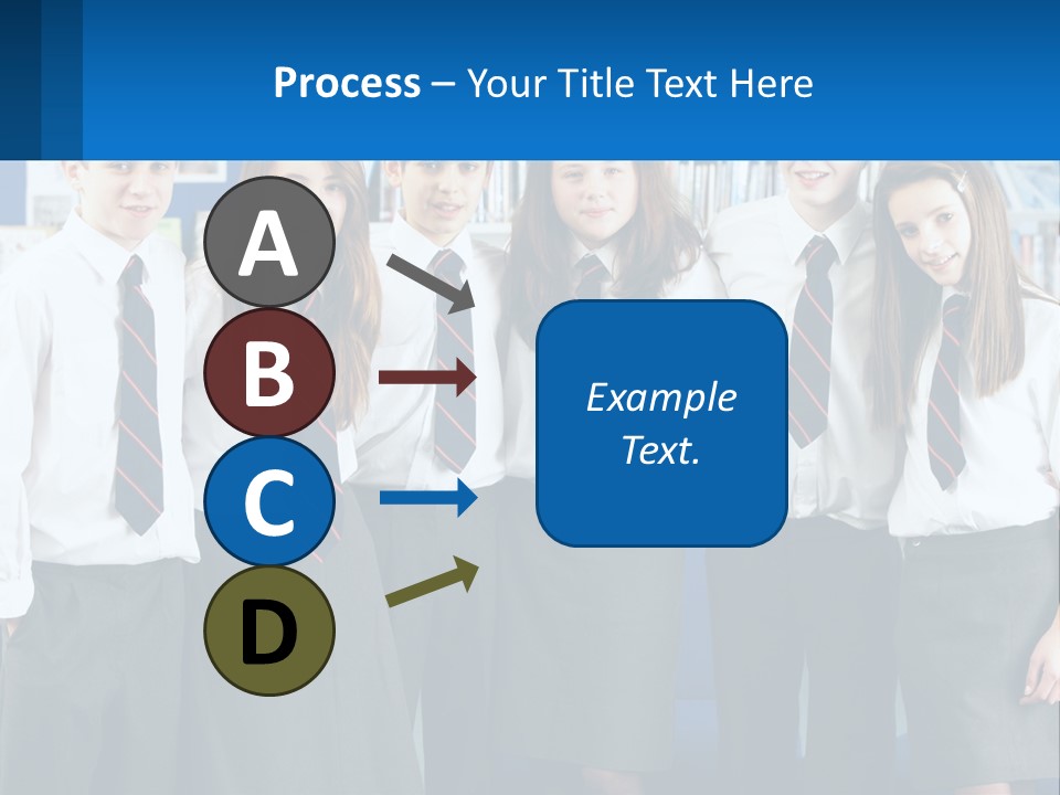 Secondary Male Concentrating PowerPoint Template