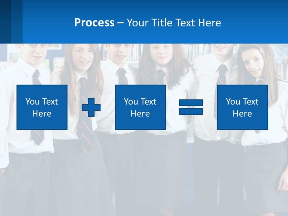 Secondary Male Concentrating PowerPoint Template