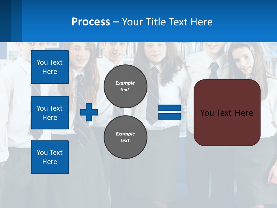 Secondary Male Concentrating PowerPoint Template