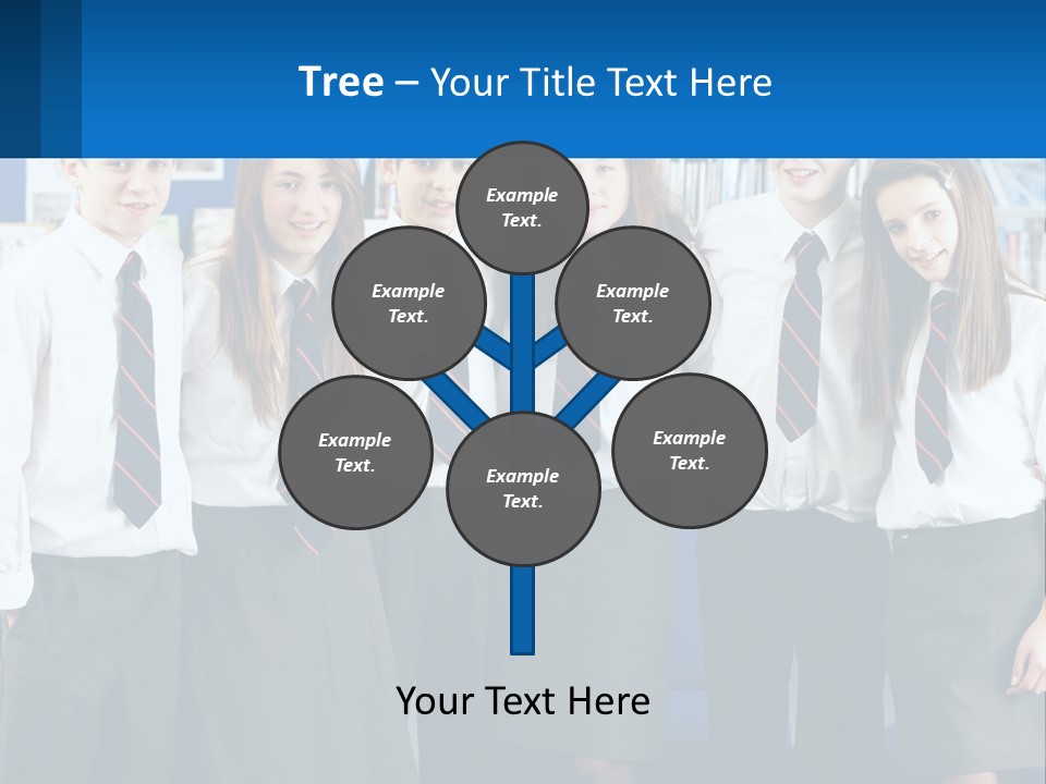 Secondary Male Concentrating PowerPoint Template