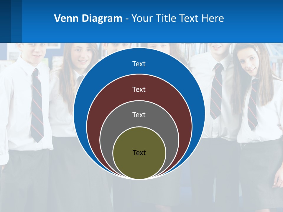 Secondary Male Concentrating PowerPoint Template