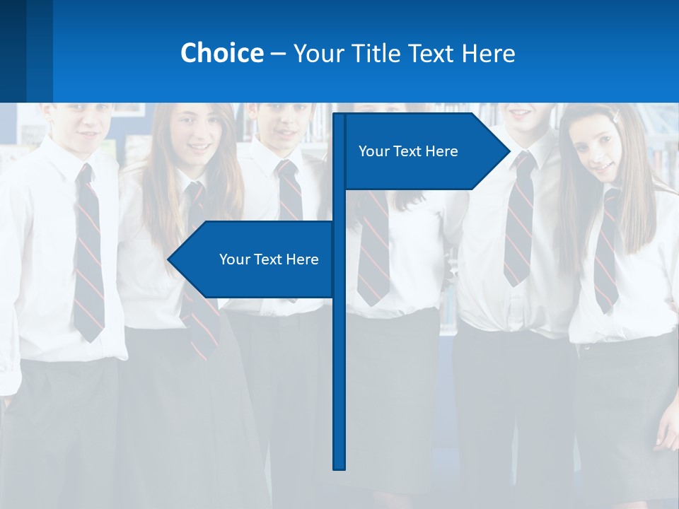 Secondary Male Concentrating PowerPoint Template