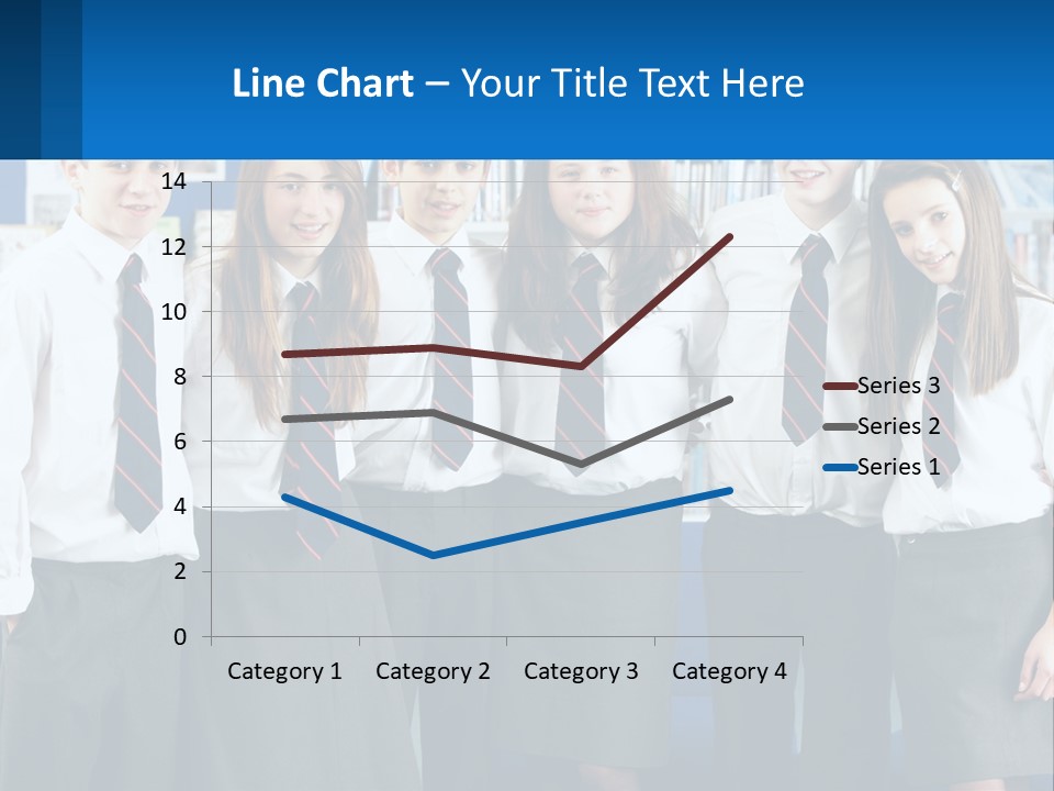 Secondary Male Concentrating PowerPoint Template
