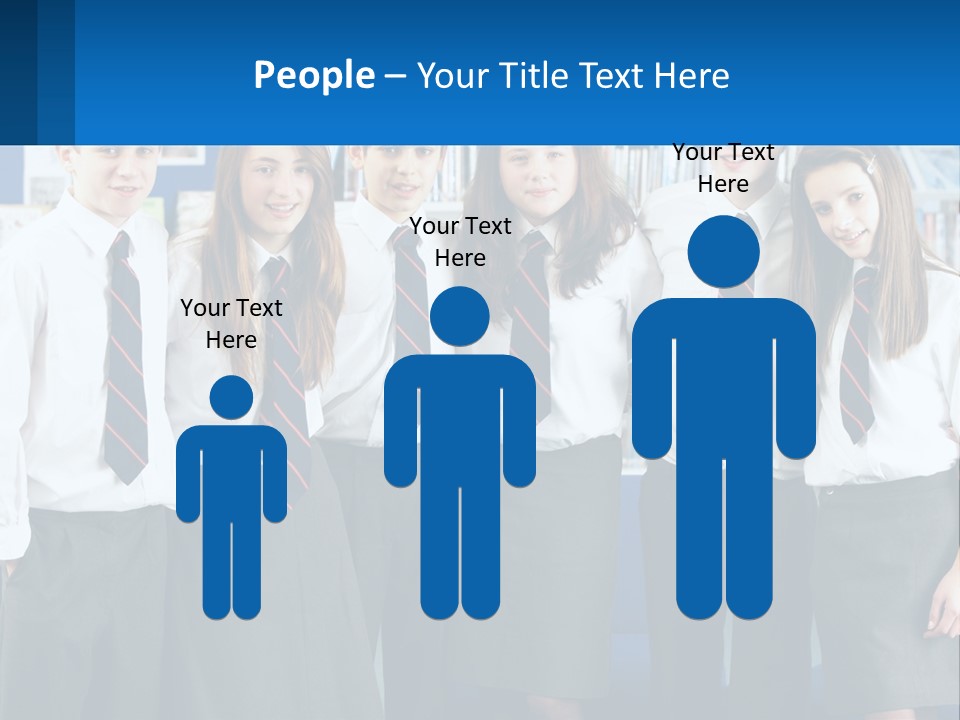 Secondary Male Concentrating PowerPoint Template