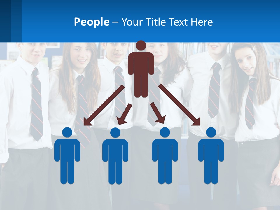 Secondary Male Concentrating PowerPoint Template