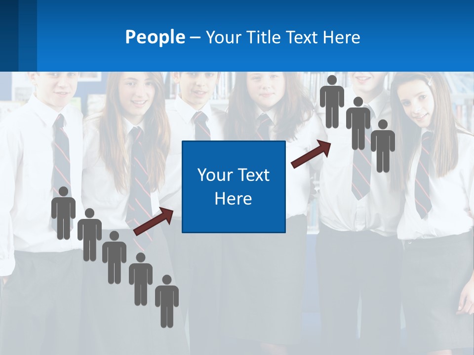 Secondary Male Concentrating PowerPoint Template
