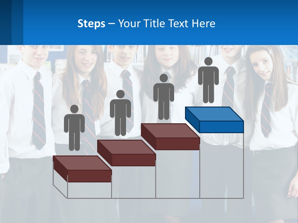 Secondary Male Concentrating PowerPoint Template