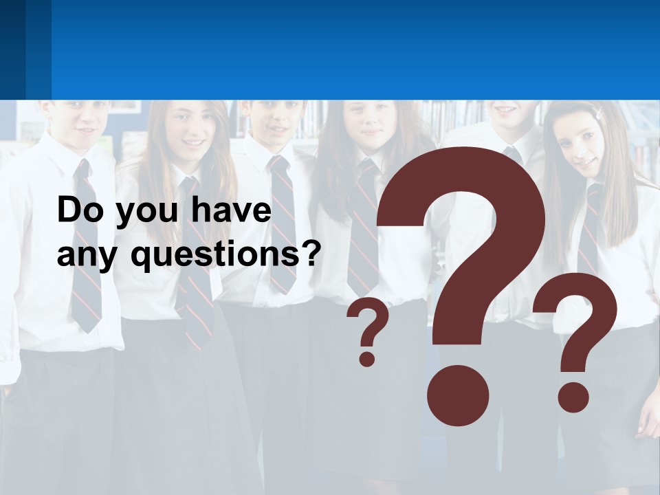 Secondary Male Concentrating PowerPoint Template